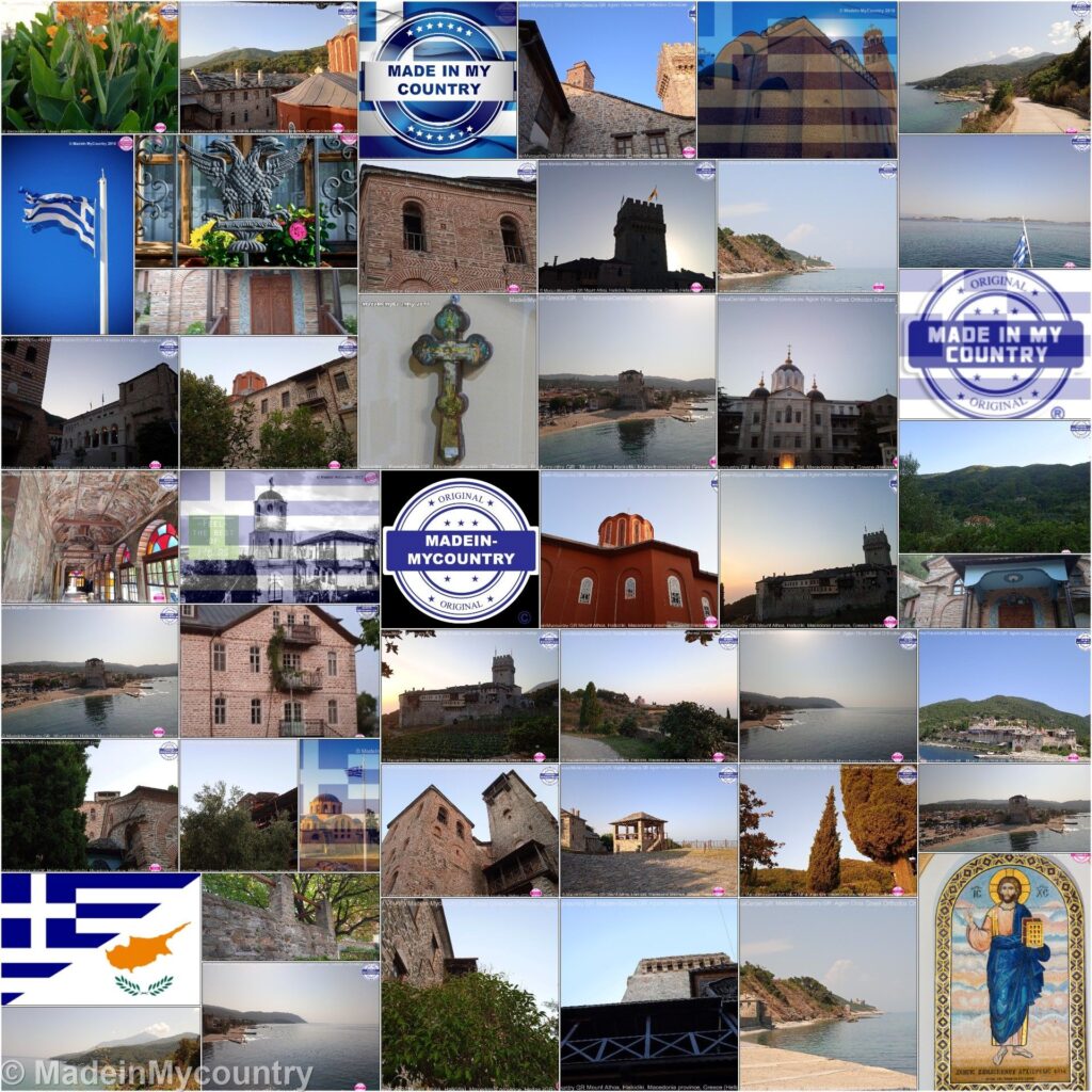 Awe inspiring Agion Oros (Mount Athos) Greek Orthodox Christianity (GR) MadeinMycountry Macedonian province of Greece (Hellas) Άγιον Όρος (Mount Athos) MadeinMycountry is a global platform that celebrates and supports local history, culture, art, and nature conservation efforts. 
